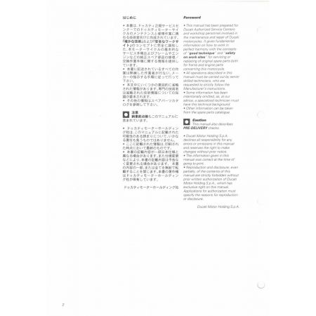 996 2001 - Manuel Reparation Ducati