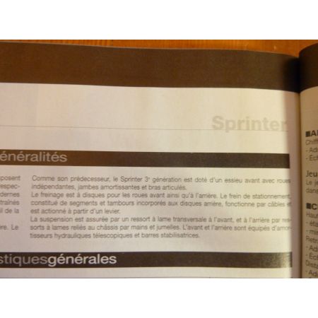 Sprinter Revue Technique Mercedes