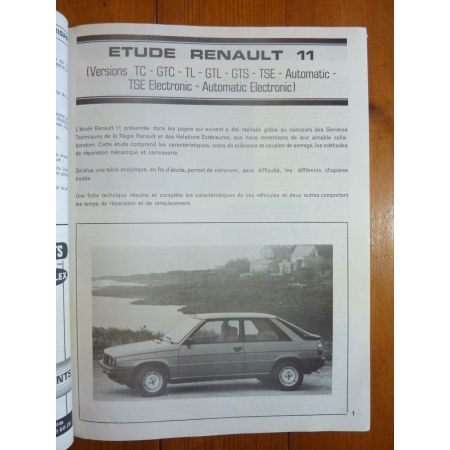 R11 Revue Technique Renault