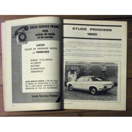 PRINCESS 1.8 Revue Technique Austin Mini Mg British Leyland