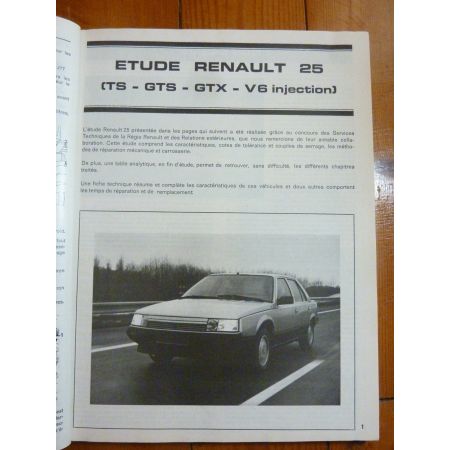R25 Ph 1 Revue Technique Renault