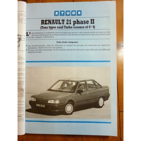 R21 II 89-93 Revue Technique Renault