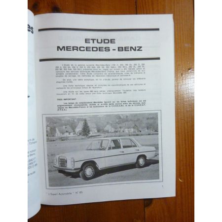 190 à 300 Revue Technique Mercedes