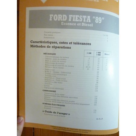 Fiesta 89- Revue Technique Ford