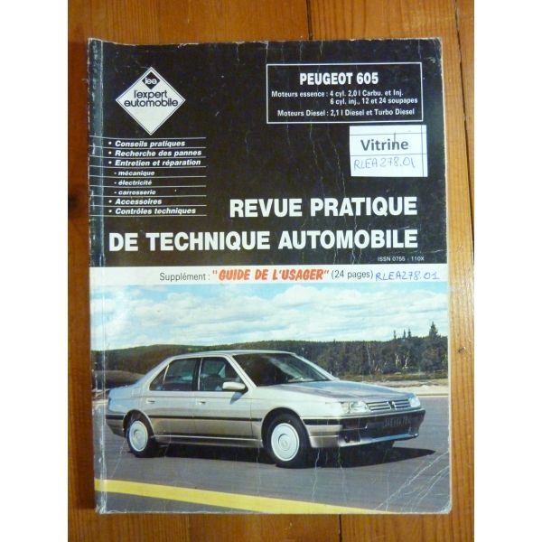 605 Revue Technique Peugeot