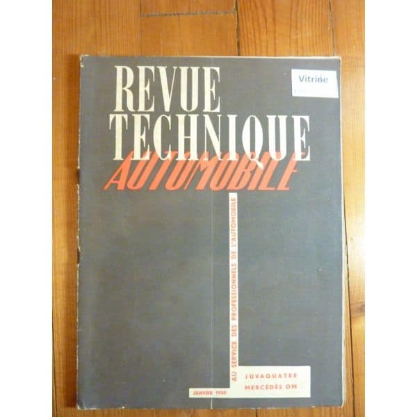 Juvaquatre OM Revue Technique Mercedes Renault