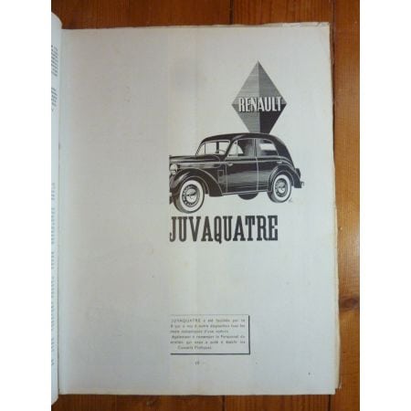 Juvaquatre OM Revue Technique Mercedes Renault