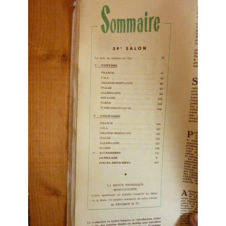 Salon 1952 Revue Technique