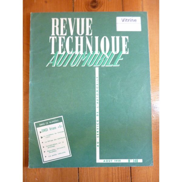 ARIANE 4 Revue Technique Simca Talbot