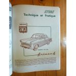 ARIANE 4 Revue Technique Simca Talbot