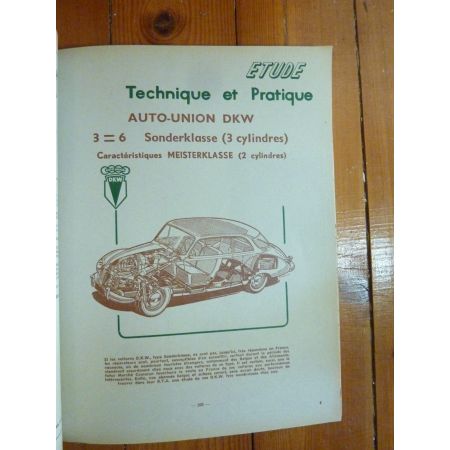 Sanderklasse 3 cyl Revue Technique Auto Union Dkw