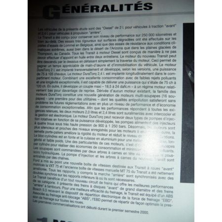 Transit 2L 2.4L Revue Technique Ford