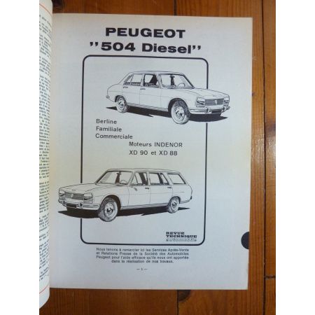 504 Die Revue Technique Peugeot