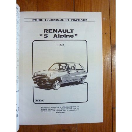 R5 Alpine Revue Technique Renault