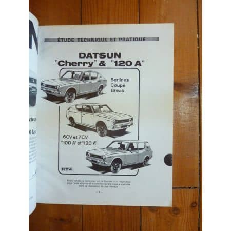 Cherry 120A Revue Technique Datsun