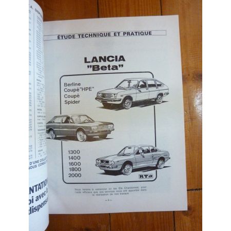 Beta Revue Technique Lancia