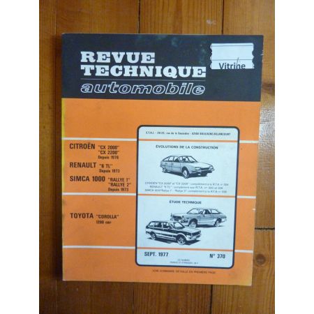 Corolla Revue Technique Toyota