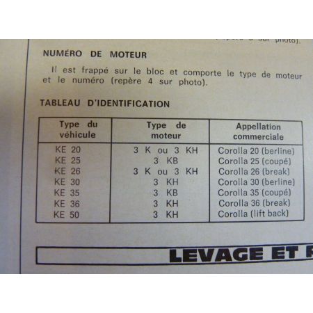 Corolla Revue Technique Toyota