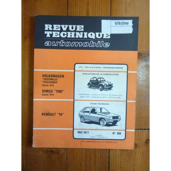R14 Revue Technique Renault