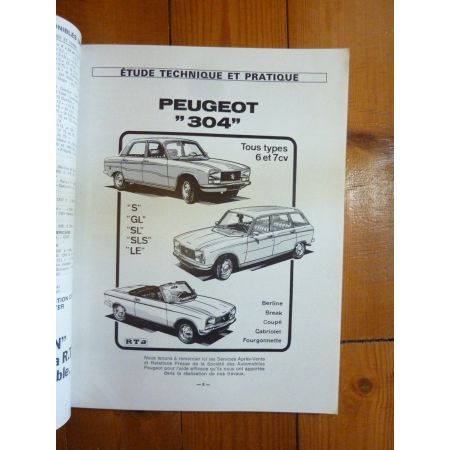 304 Revue Technique Peugeot