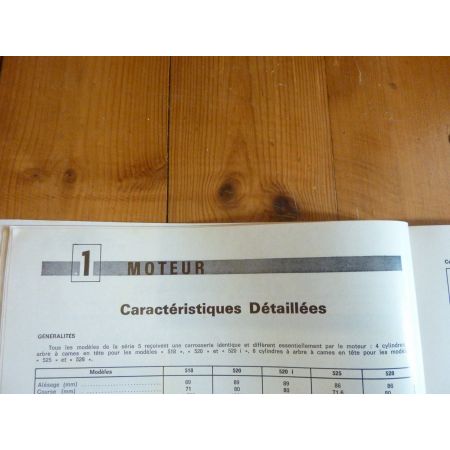 RTA Revue technique BMW SERIE 5  518 - 520 - 520 I - 525 - 528