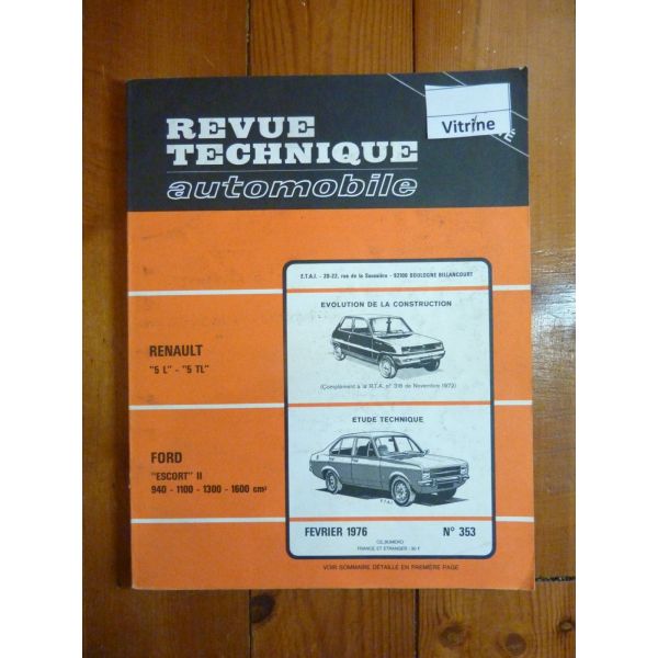 Escort II Revue Technique Ford