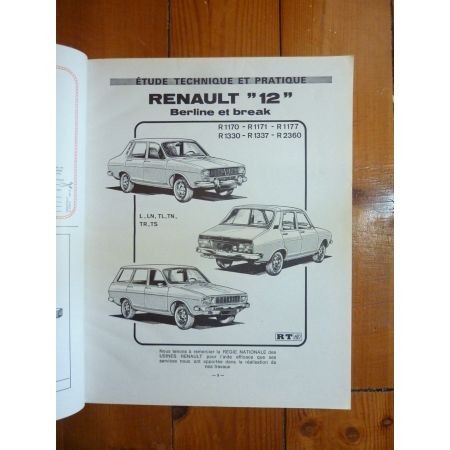 R12 1300 cm3 Revue Technique Renault