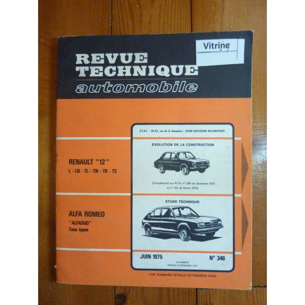AlfaSud Revue Technique Alfa Romeo