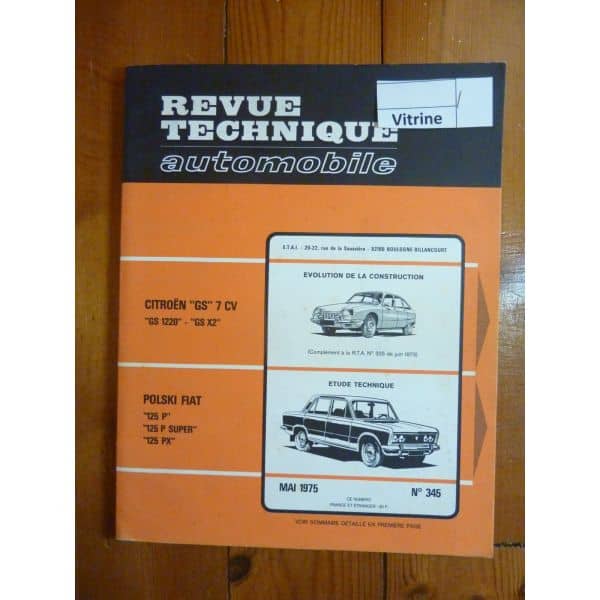 POLSKI 125 Revue Technique Fiat