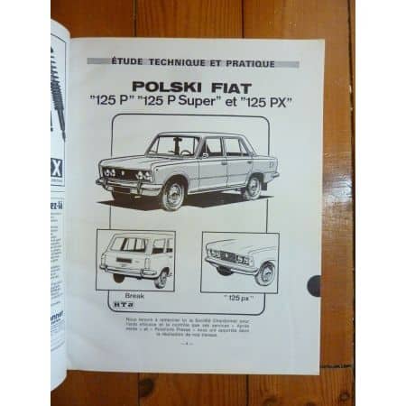 POLSKI 125 Revue Technique Fiat