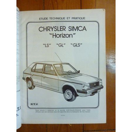 Horizon Revue Technique Chrysler Simca Talbot