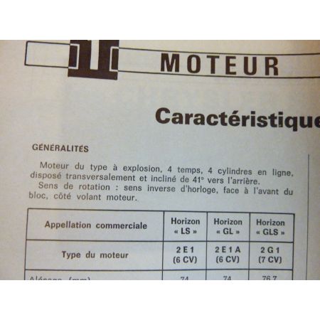 Horizon Revue Technique Chrysler Simca Talbot