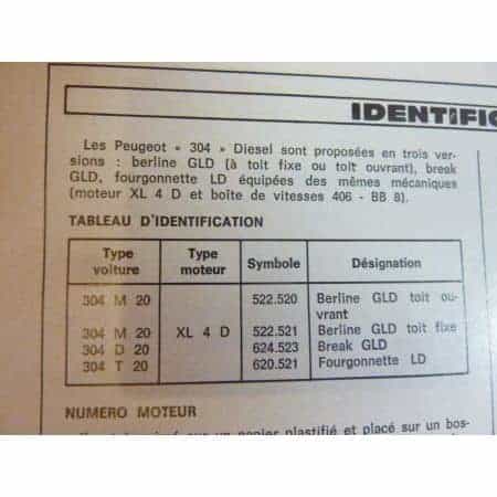 304 Die Revue Technique Peugeot