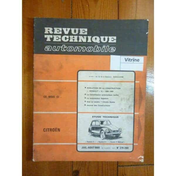 Dyane Mehari Acadiane Revue Technique Citroen