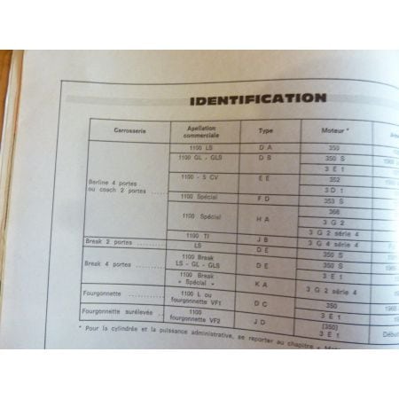 1100 Revue Technique Simca Talbot