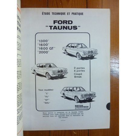 Taunus Revue Technique Ford