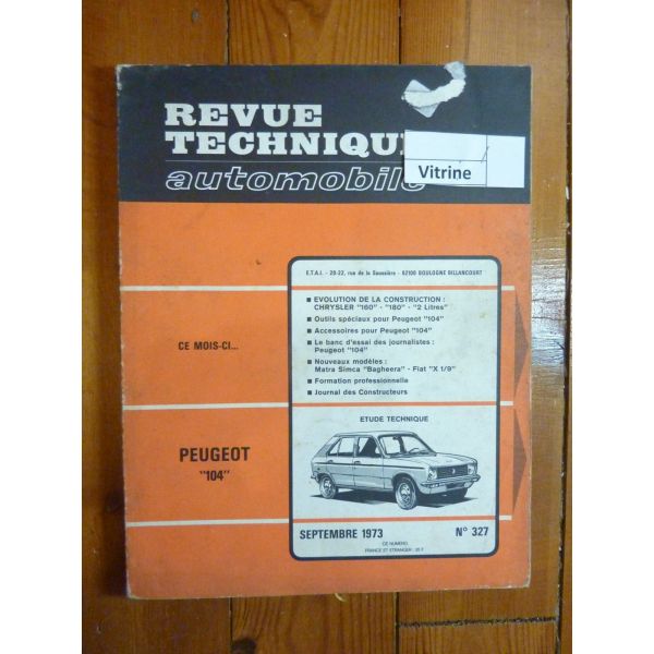 104 Revue Technique Peugeot