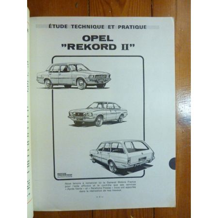 Rekord II Revue Technique Opel