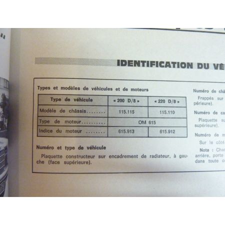 200D 220D Revue Technique Mercedes