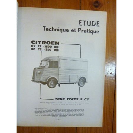 HY HZ 9cv Revue Technique Citroen