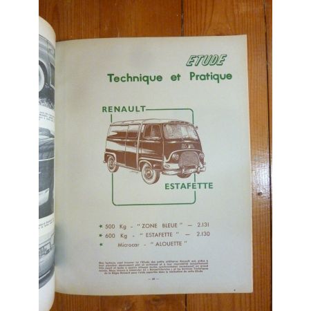 Estafette Revue Technique Renault