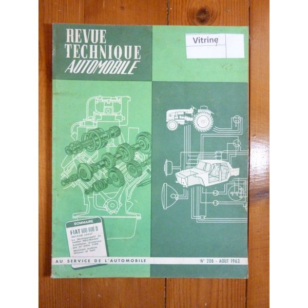 600 600D Revue Technique Fiat