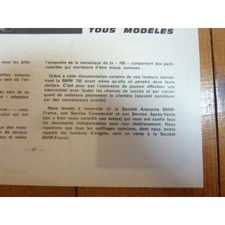 700 Revue Technique Bmw