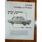 REKORD Revue Technique Opel