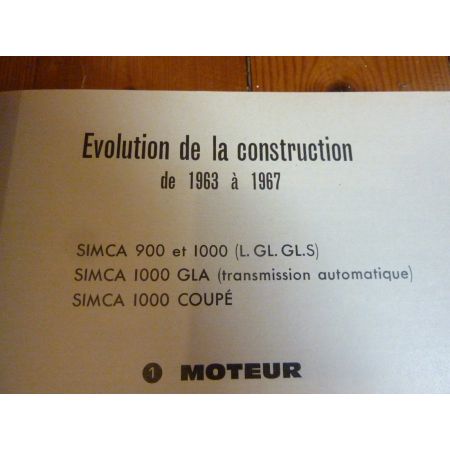 1000 64- Revue Technique Simca Talbot
