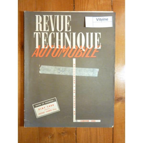 1400 PONY Revue Technique Agricole MF Massey Ferguson Fiat