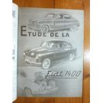 1400 PONY Revue Technique Agricole MF Massey Ferguson Fiat