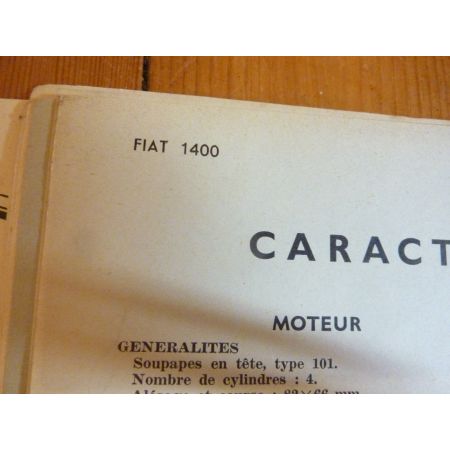 1400 PONY Revue Technique Agricole MF Massey Ferguson Fiat