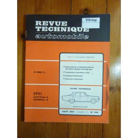 Kapitan Admiral A Revue Technique Opel