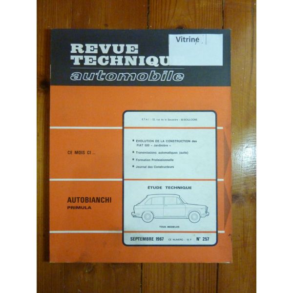 Primula Revue Technique Autobianchi